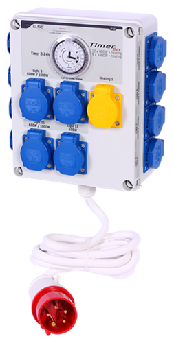 Programator kontroler TimerBox 12x600W + Ogrzewanie nocne 