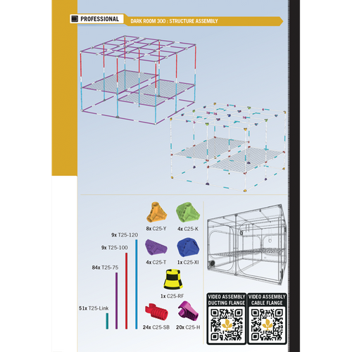 Dark Room 300 R3.00 (300x300xh235cm) nowa wysokość !!!
