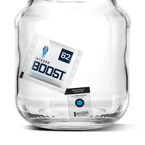 Regulator wilgotności - Integra Boost 62% - uwalnia pochłania wilgoć na ok. 28g suszu
