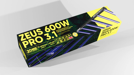 LED Lumatek ZEUS 600W PRO 150x150cm 3.1
