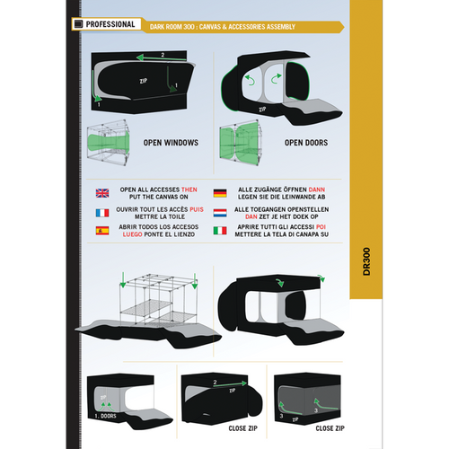 Dark Room 300 R3.00 (300x300xh235cm) nowa wysokość !!!