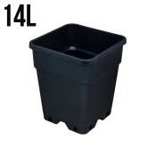 Doniczka plastikowa kwadratowa 14L - 28x28xH28,5cm