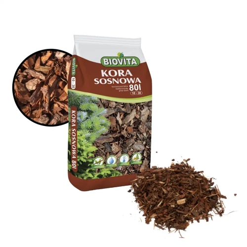 Biovita kora sosnowa 10 - 30 mm 80L