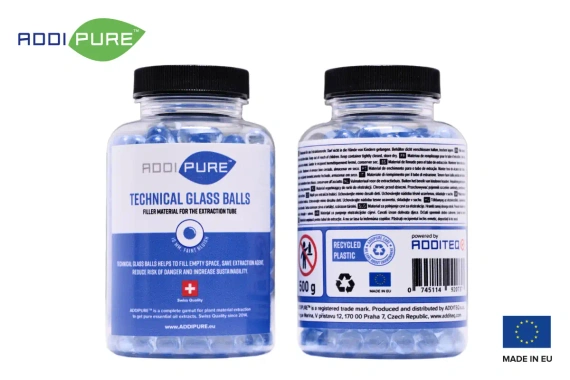 ADDIPURE kulki szklane techniczne – wypełnienie do ekstrakcji 500g