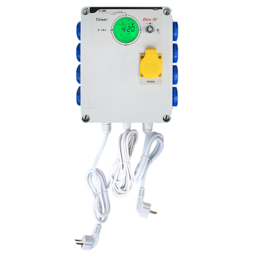 Programator kontroler TimerBox 8x600W + ogrzewanie nocne zegar cyfrowy