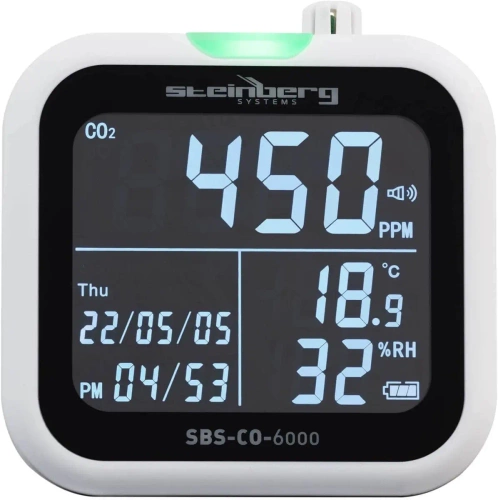 Elektr.monitor CO2 pomiar ciągły 