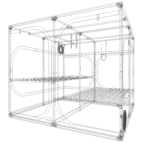 Dark Room 240 R4.00 237x237xh200cm DF25 / namiot do uprawy roślin