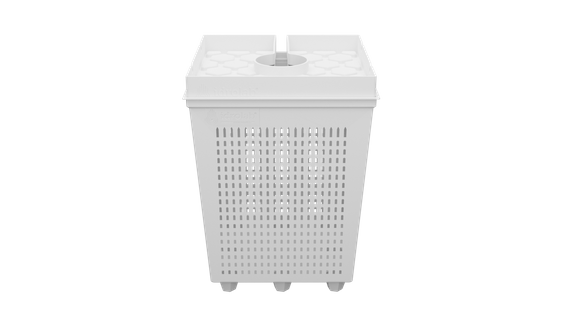 Idrolab doniczka Idropot 4,5L 15,5x15,5 h19 z pokrywą Idrocap 15x15
