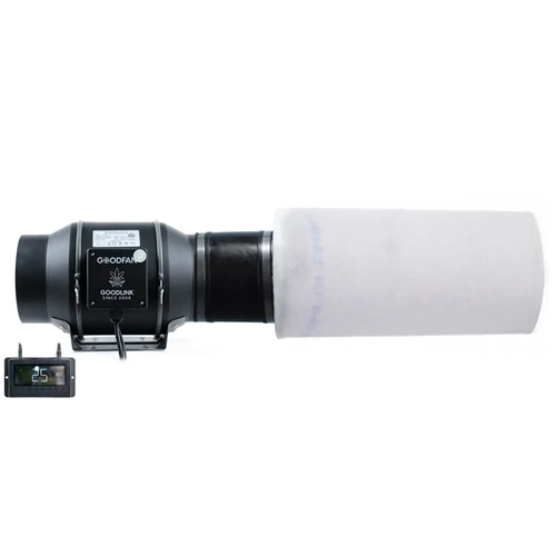 Zestaw wentylacyjny Good Fan 350m3/h Ø100 + sterownik / przyłącze / filtr