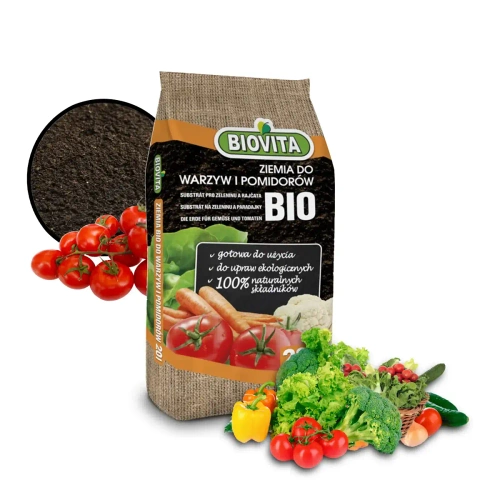 Biovita ziemia uniwersalna do warzyw i pomidorów 80L