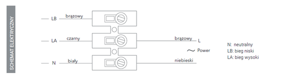 Wentylator kanałowy Silent Light FI125mm, 365m3/h