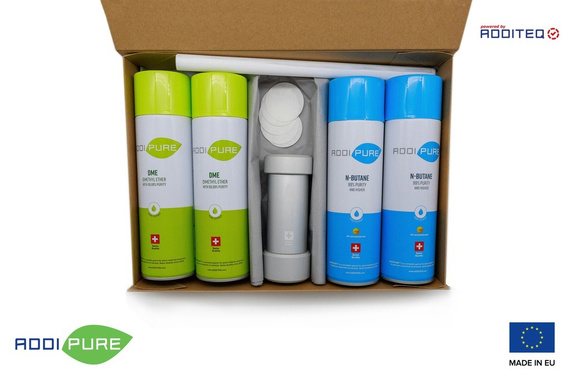 ADDIPURE StarterKit 60*50 (DME, n-Butan) - zestaw do rozpoczęcia wydajnej ekstrakcji roślin