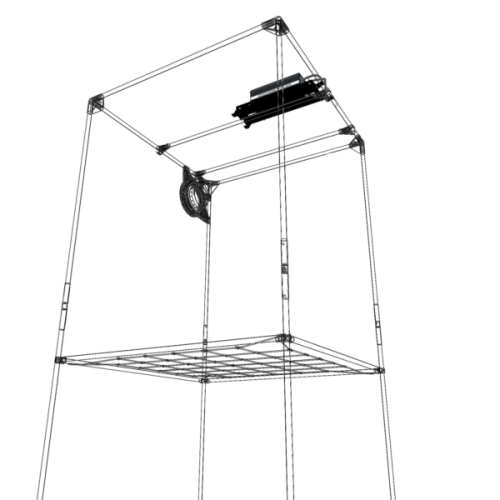 Uchwyt póła podpora pod zasilacz HPS/MH