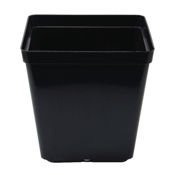 Doniczka plastikowa kwadratowa 1,5L - 13x13xH13cm