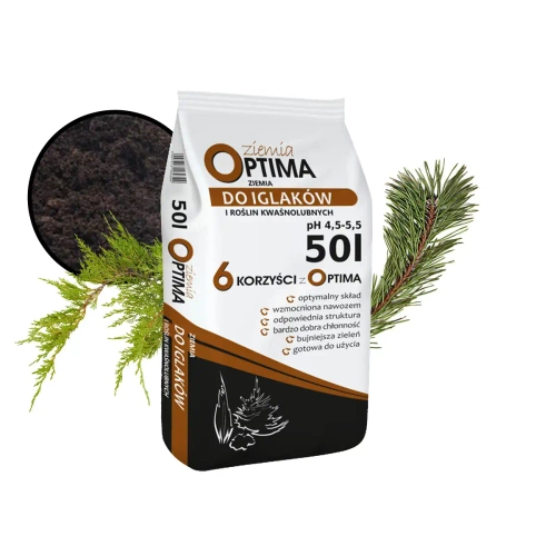 Biovita ziemia Optima do iglaków i roślin kwasolubnych 50L