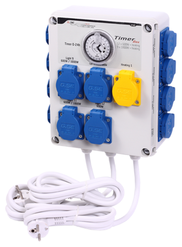 Programator kontroler TimerBox 12x600W + ogrzewanie nocne 