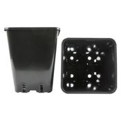 Doniczka plastikowa kwadratowa 11L - 25x25xH26cm