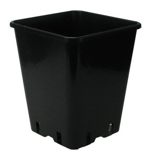 Doniczka plastikowa kwadratowa 11L -  25x25xH26cm