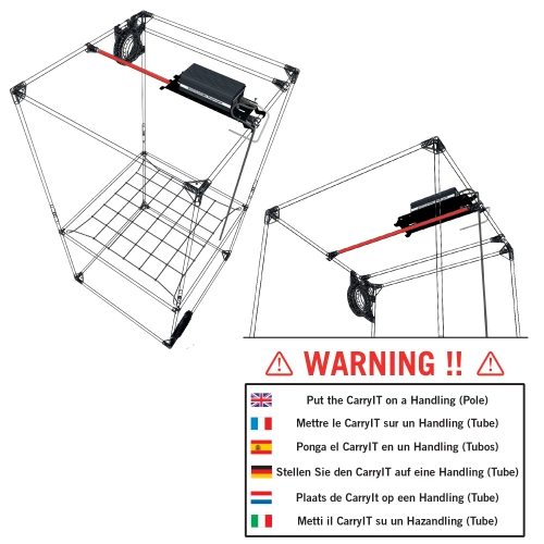 Uchwyt póła podpora pod zasilacz HPS/MH