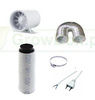 Zestaw wentylacyjny AXIAL-QUIET Fi 100mm -100m3h - SUPER CICHY !