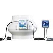 Wentylator promieniowy Prima Klima Ø 250mm -ECblue 1450m3/h + cyfrowy regulator prędkości i temp.