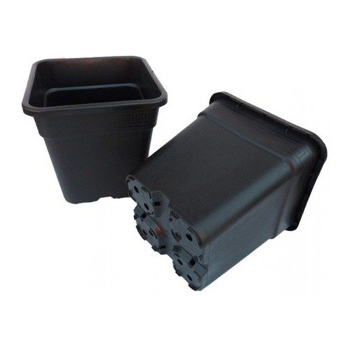 Doniczka plastikowa kwadratowa 9L - 23x23xH24cm