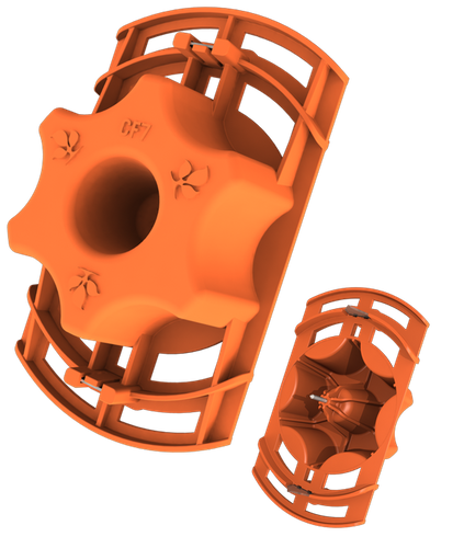 Podwójny rękaw na kable Ø 70mm