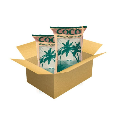 Karton do zapakowania 1 lub 2 worków ziemi lub kokosu