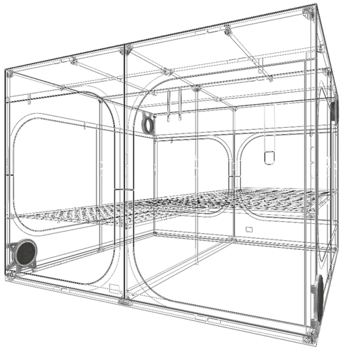 Dark Room 300 R3.00 (300x300xh235cm) nowa wysokość !!!