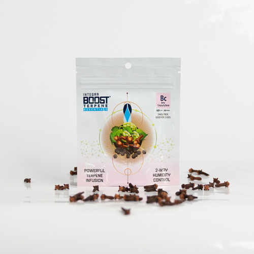 Regulator wilgotności z terpenami- Integra Boost Beta Cariophylene 62% 67g - uwalnia pochłania wilgoć na ok. 453g suszu