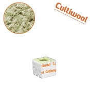 Cultiwool kostka uprawowa z wełny mineralnej 7,5x7,5x6,5cm Ø 38mm