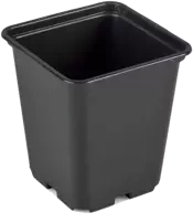 Doniczka plastikowa kwadratowa 1L - 11x11xH12cm