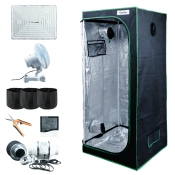 Zestaw growbox 80' 80x80x180cm - Led 200W Dron