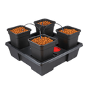 System hydroponiczny na 4 rośliny / donice 11L WILMA Large 75x75xH21cm / 50L