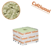 Cultiwool kostka uprawowa z wełny mineralnej 15x15x9,8cm Ø 38mm