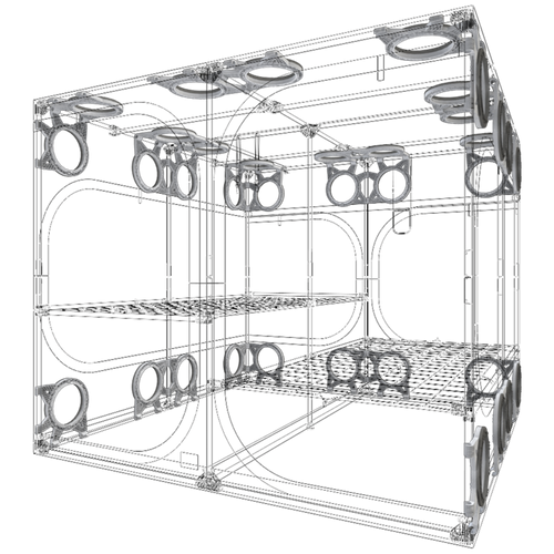Dark Room 300 R4.00 297x297xh217cm DF25 / namiot do uprawy roślin