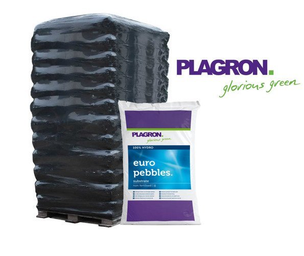 Plagron Euro Pebbles Granulat 8/16 45L - Paleta 50 worków