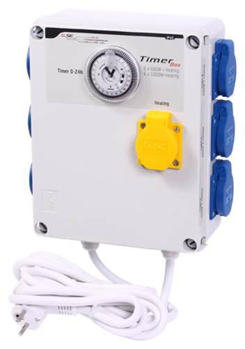 Programator kontroler TimerBox 6x600W + ogrzewanie nocne 